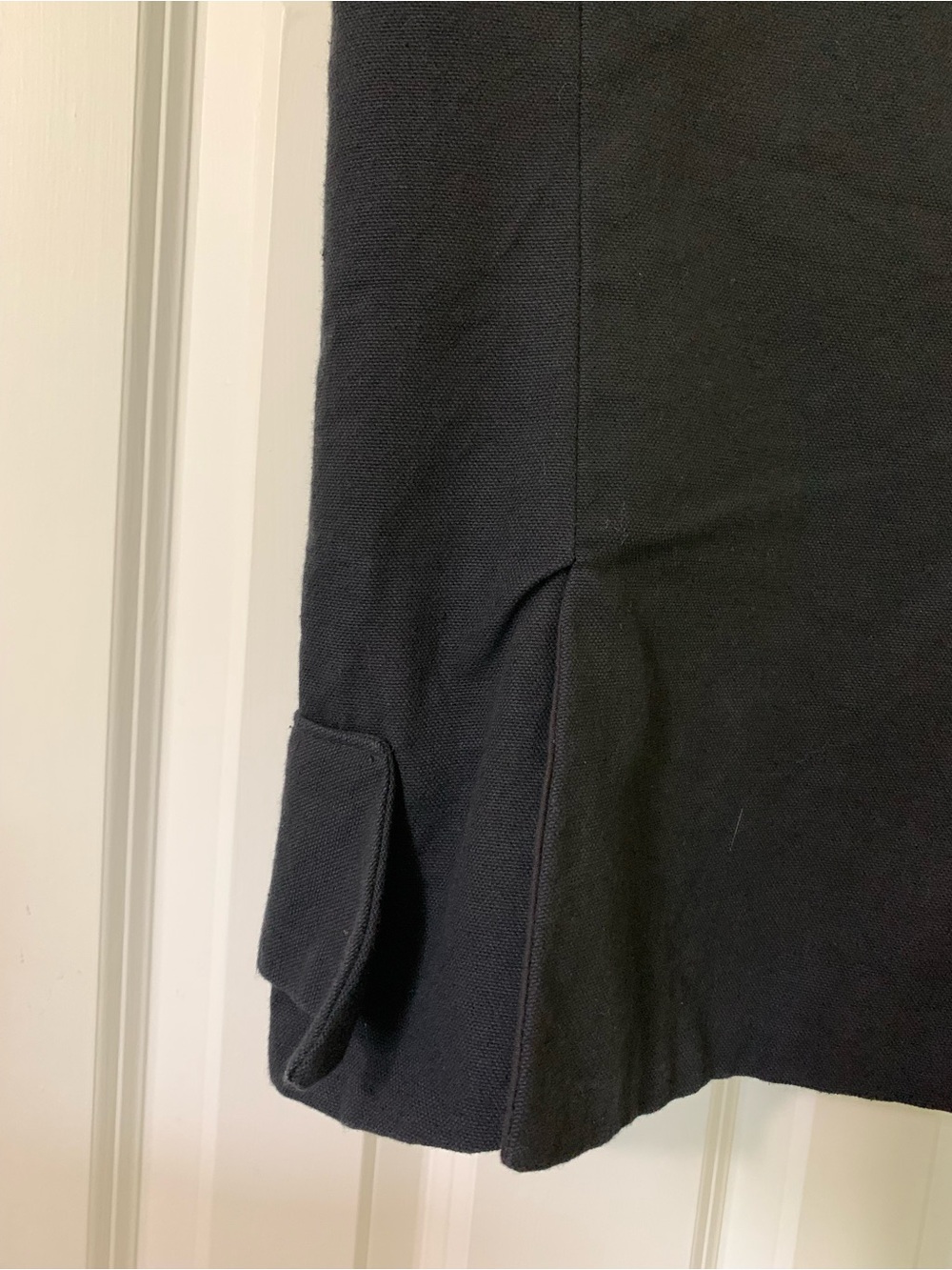 jas.Townsend&Son Cotton Canvas WaistCoat Vest Navy Pewter Buttons HistoricRepro - Picture 6 of 10
